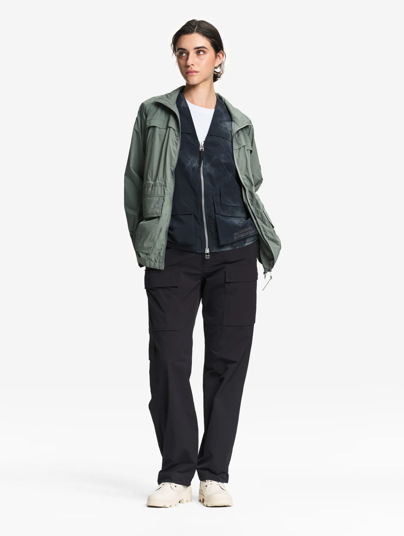 Veste saharienne déperlante anti-UV - Vert