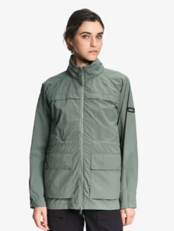 Veste saharienne déperlante anti-UV - Vert