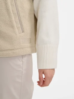 Veste sans manches en sherpa légère - Beige