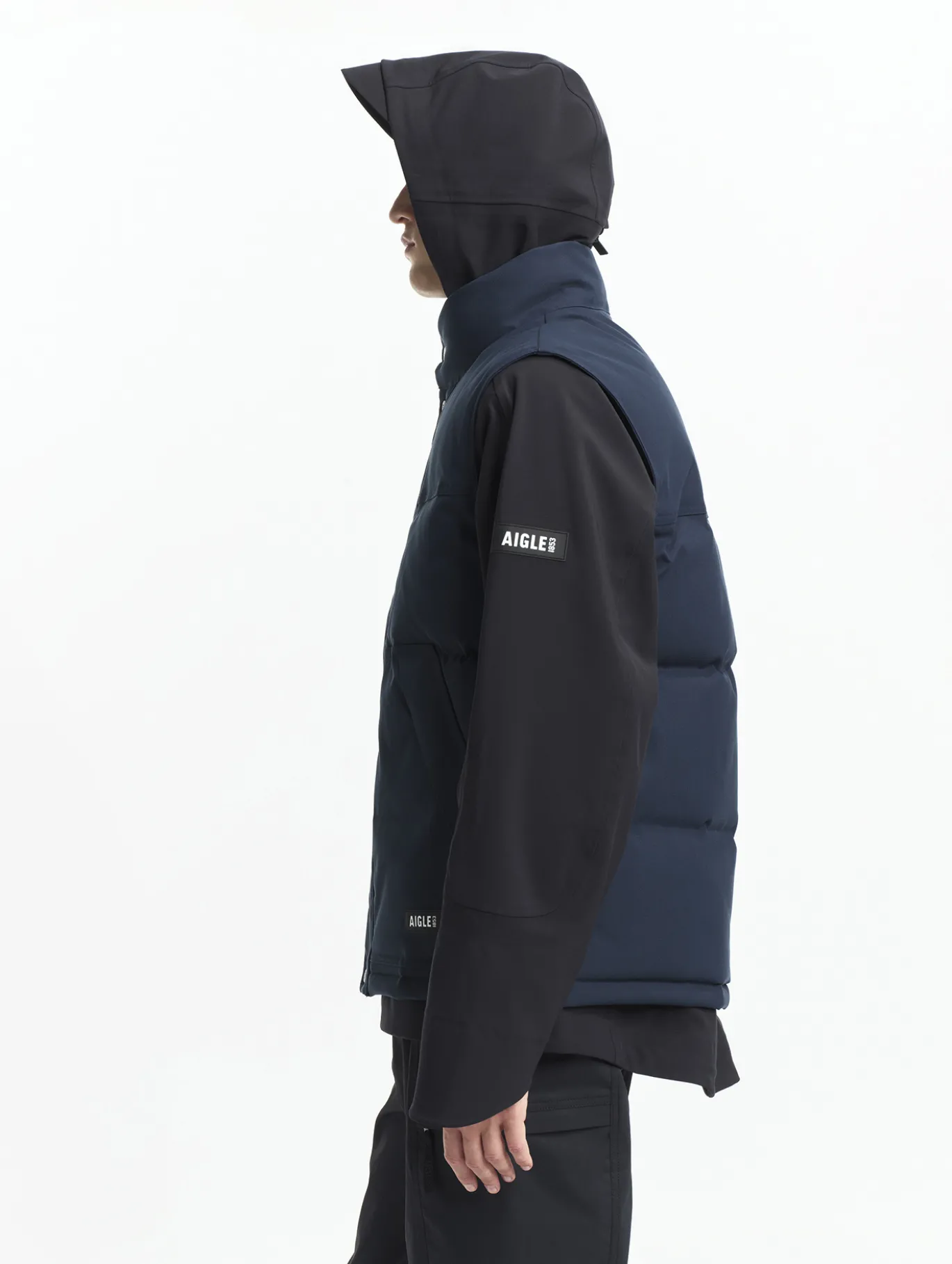 Veste sans manches matelassée - Bleu