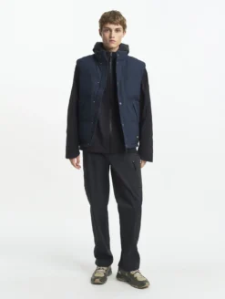 Veste sans manches matelassée - Bleu