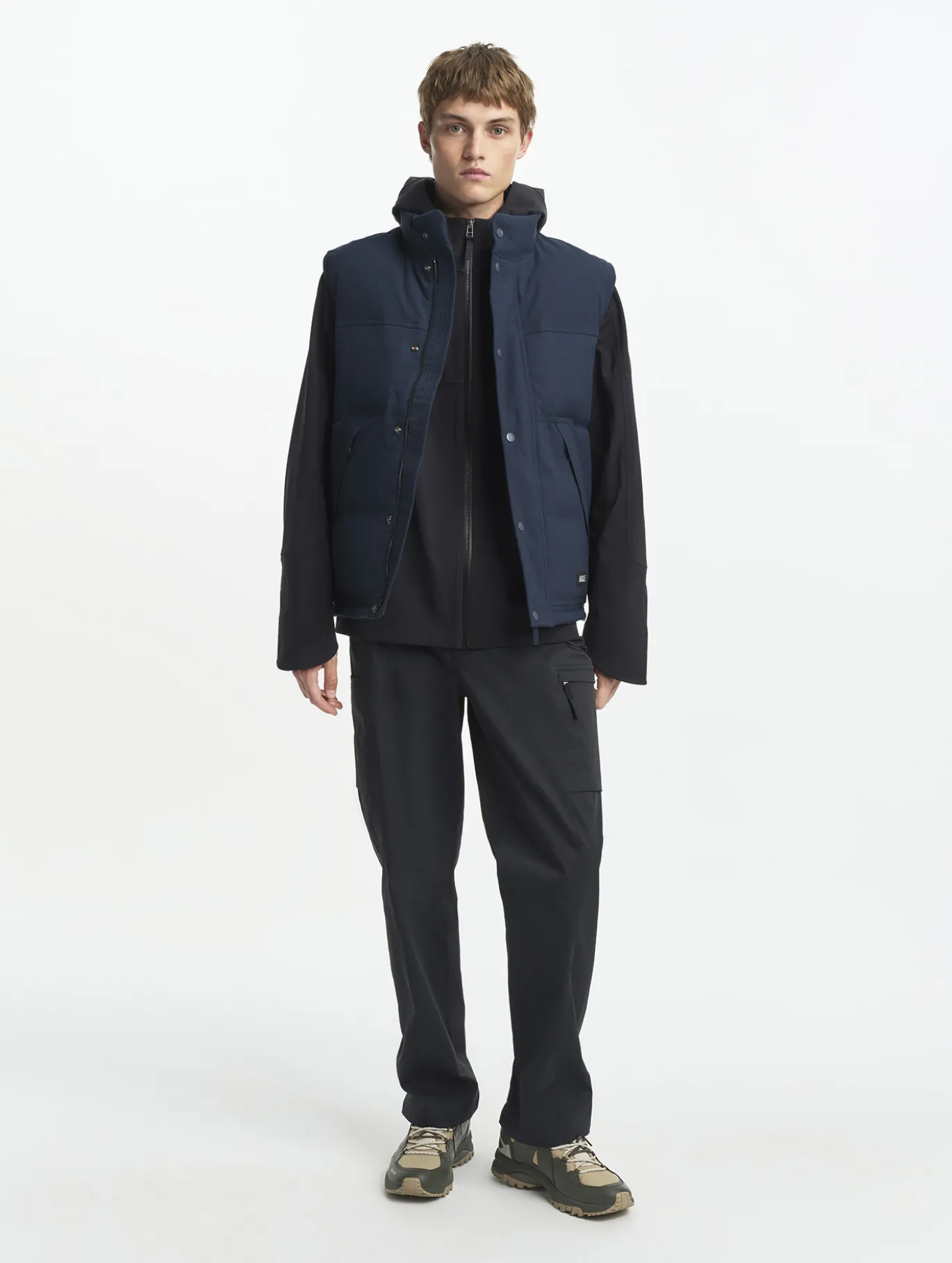 Veste sans manches matelassée - Bleu